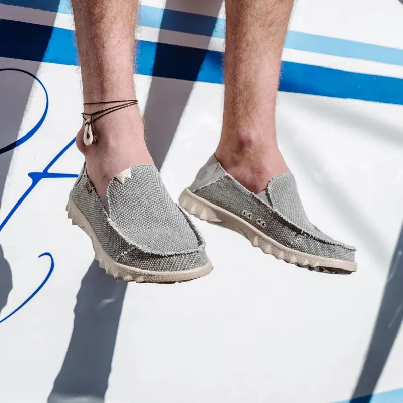 KICKBACK Couch Classic Woven Canvas Shoes in Rocket Grey