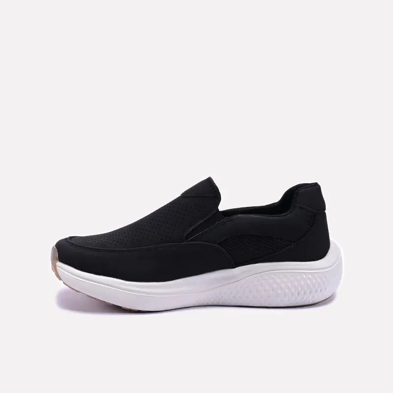 Kinetic Black Slip On Sneakers 0120494