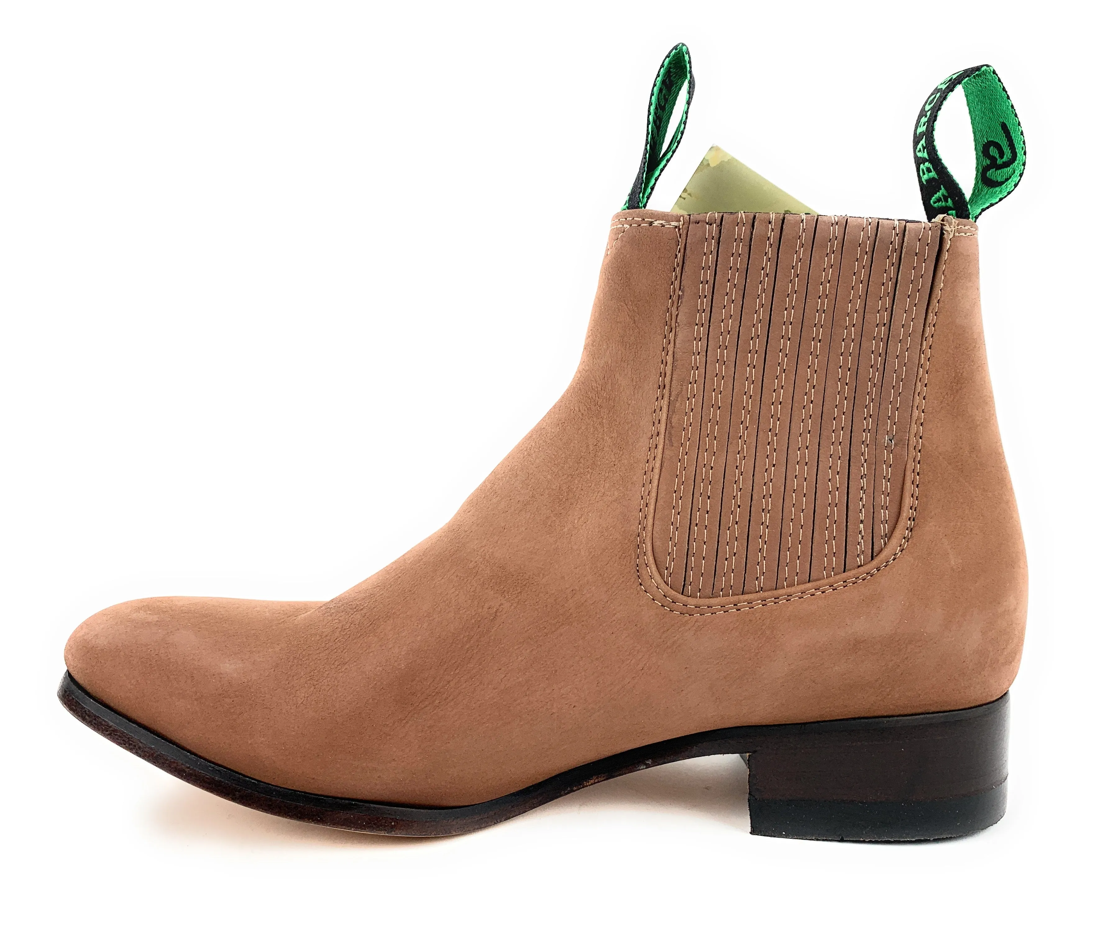 La Barca Men's Topo Suede Botin Charro