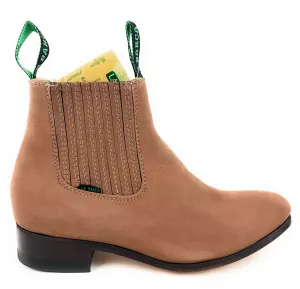 La Barca Men's Topo Suede Botin Charro