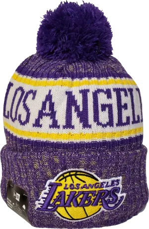 L.A. Lakers Fleece Lined Pom Toque