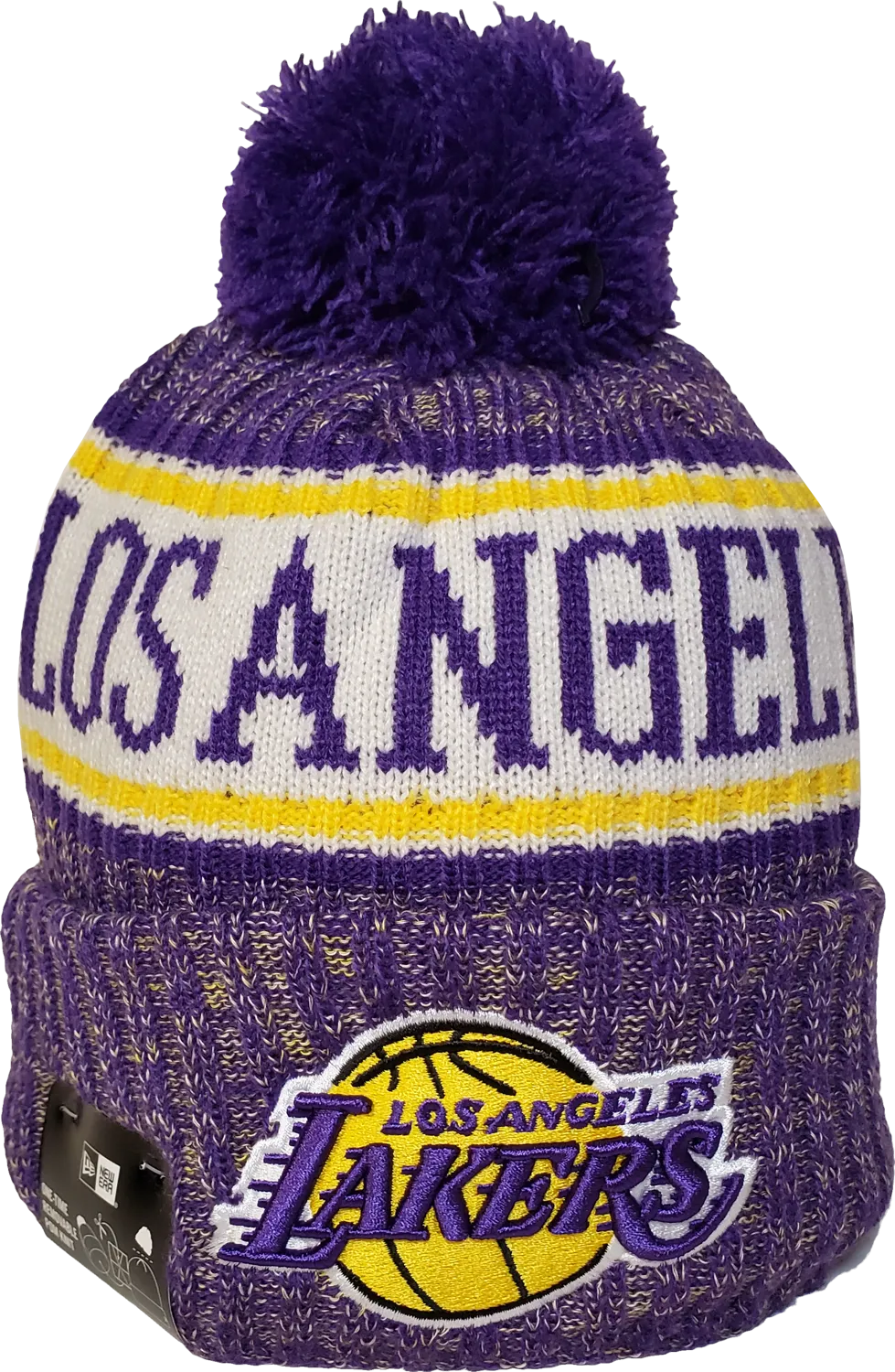 L.A. Lakers Fleece Lined Pom Toque