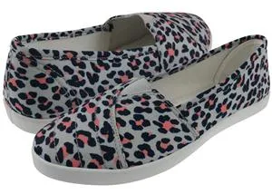 Ladies Printed Fabric Slip-On Sneaker