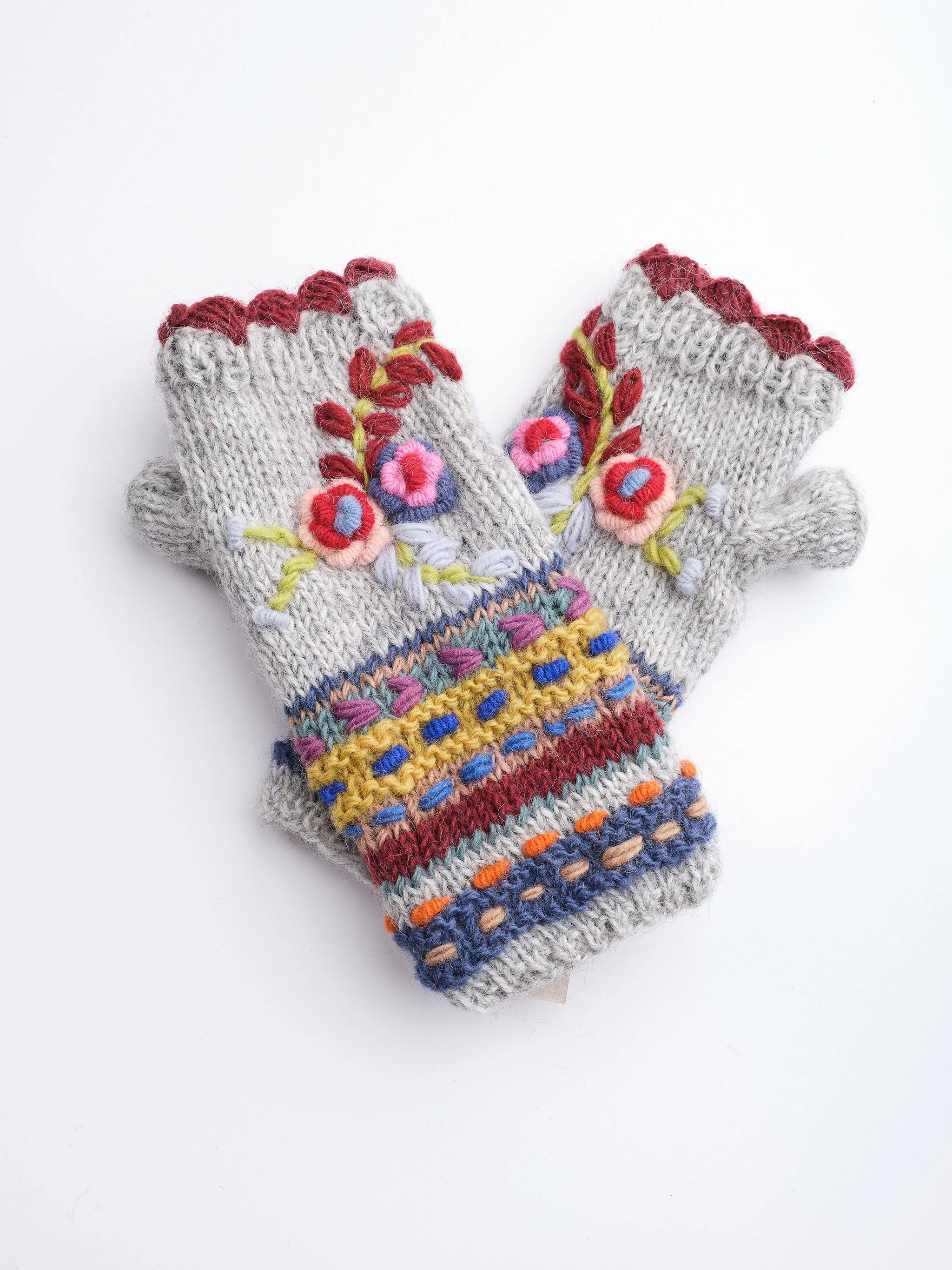 Lama Embroidery Handwarmer