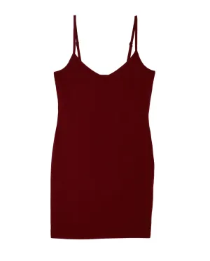 LAmade V Neck Slip Dress | Red