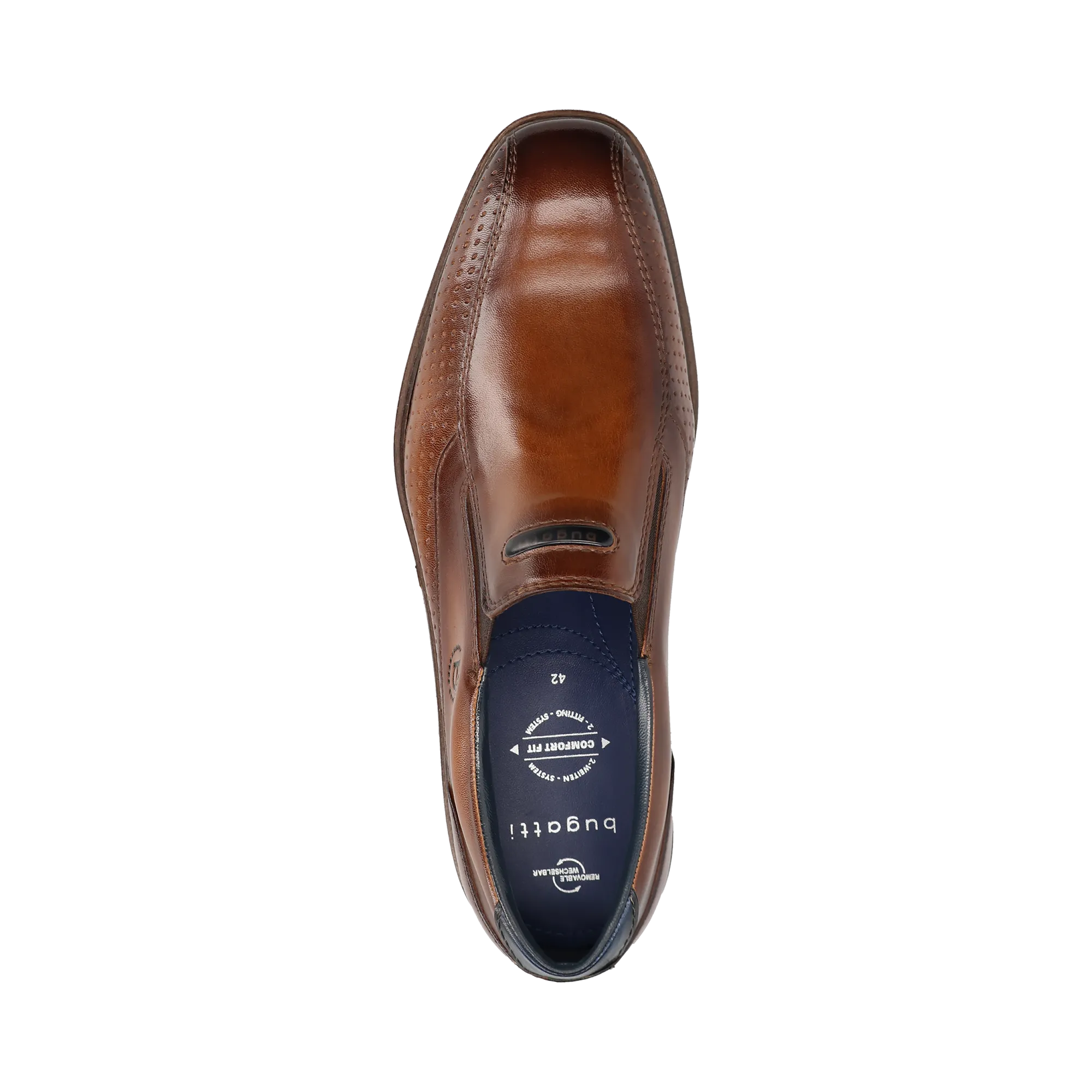 Leder Slip on braun