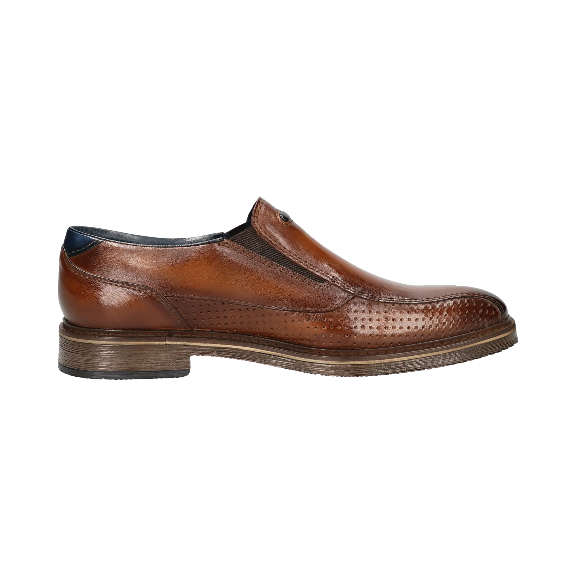 Leder Slip on braun