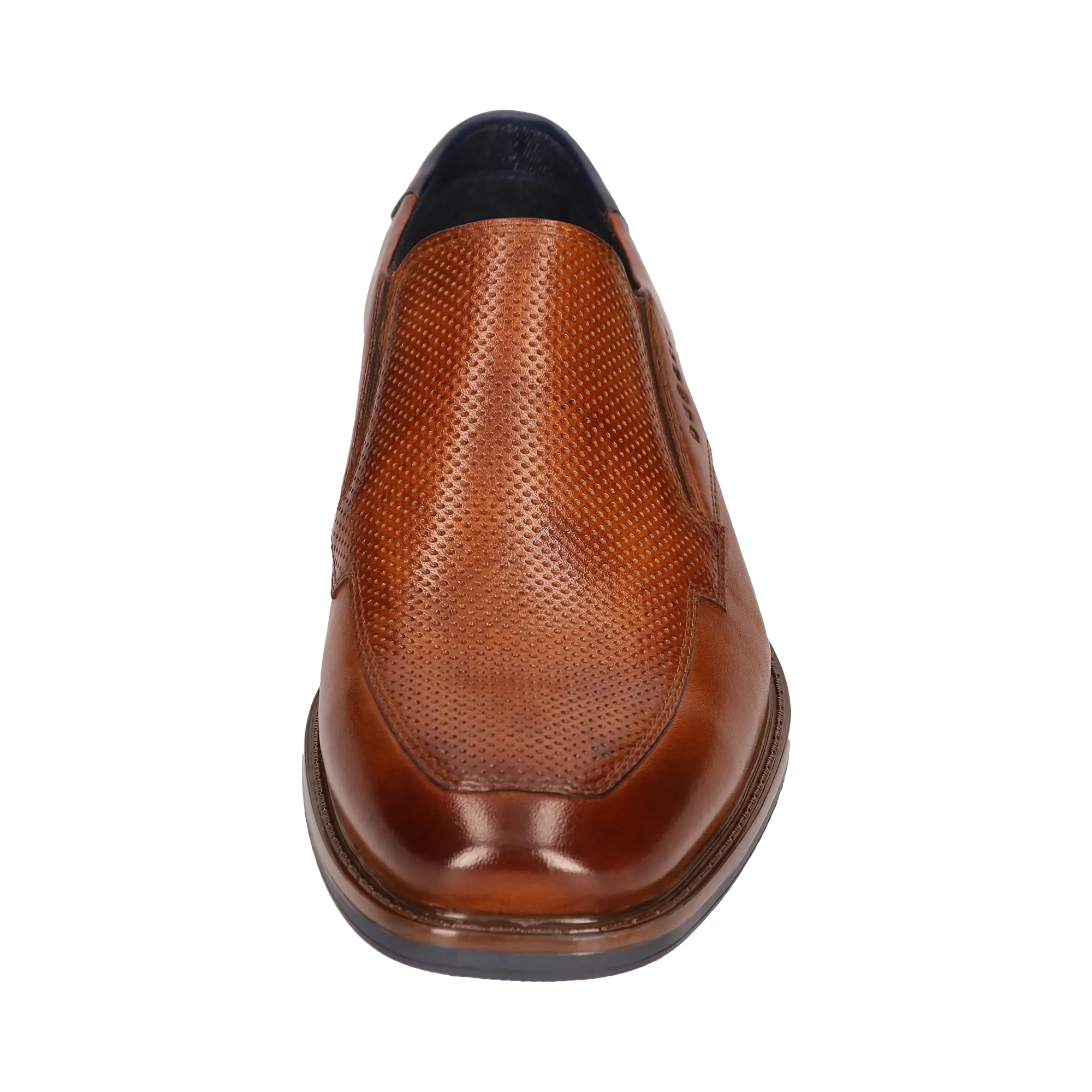 Leder Slip on cognac