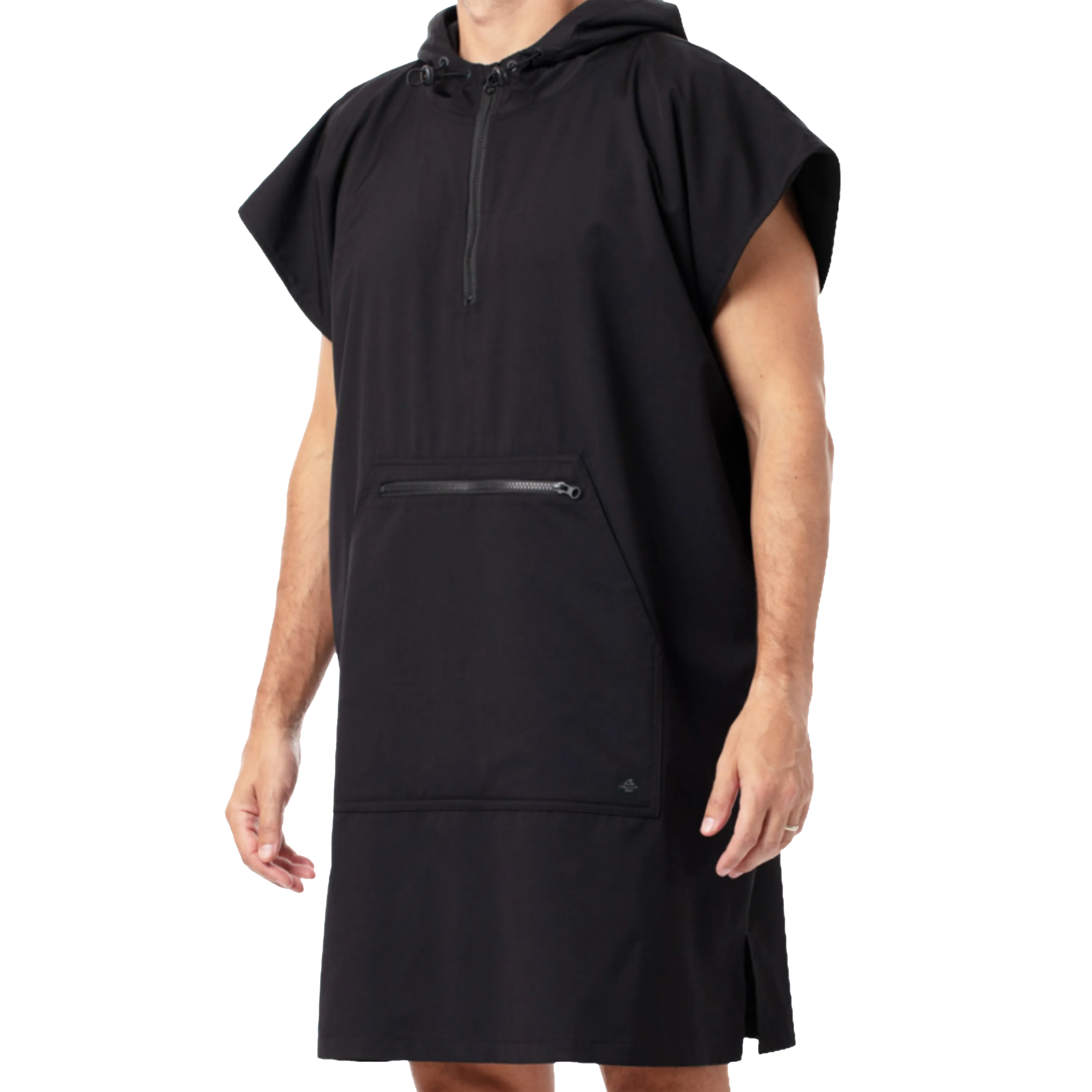 Lifestyle Wake Premium Black Poncho
