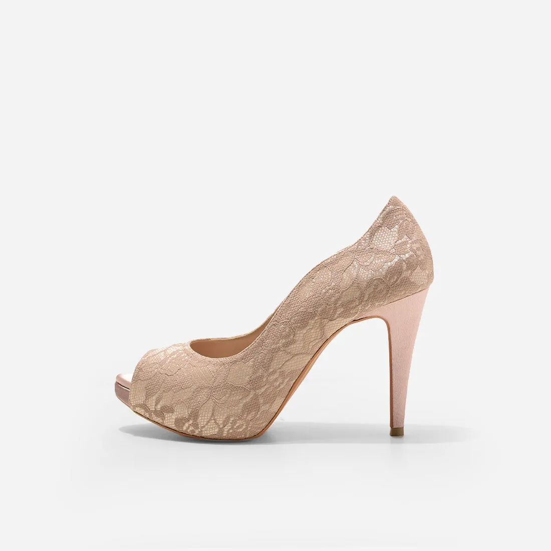 Lorenzo Lace Wedding Heels