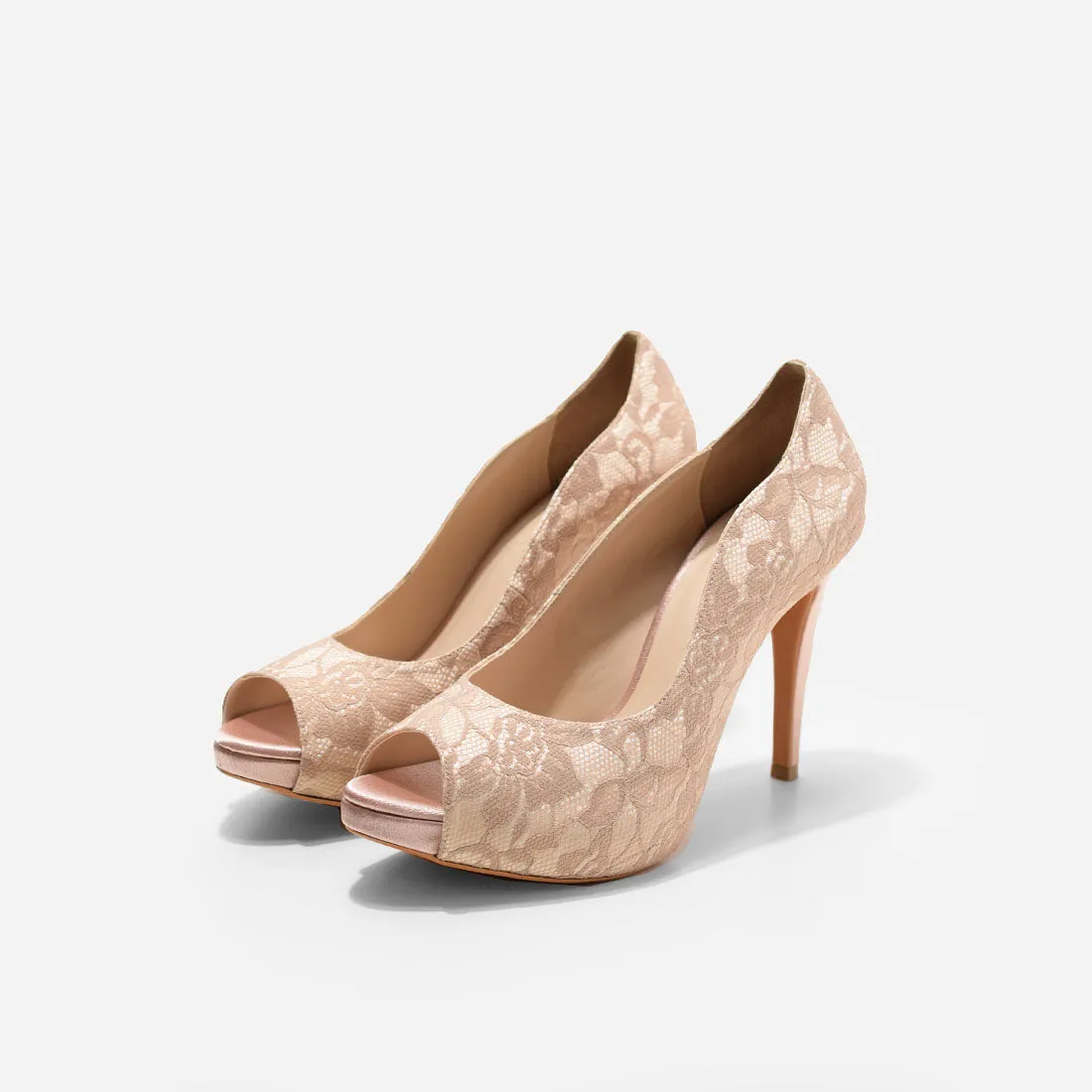 Lorenzo Lace Wedding Heels