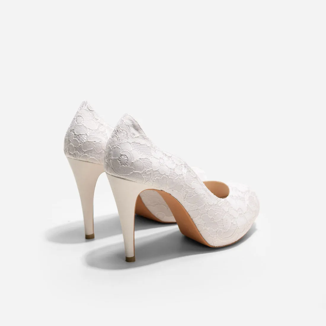 Lorenzo Lace Wedding Heels