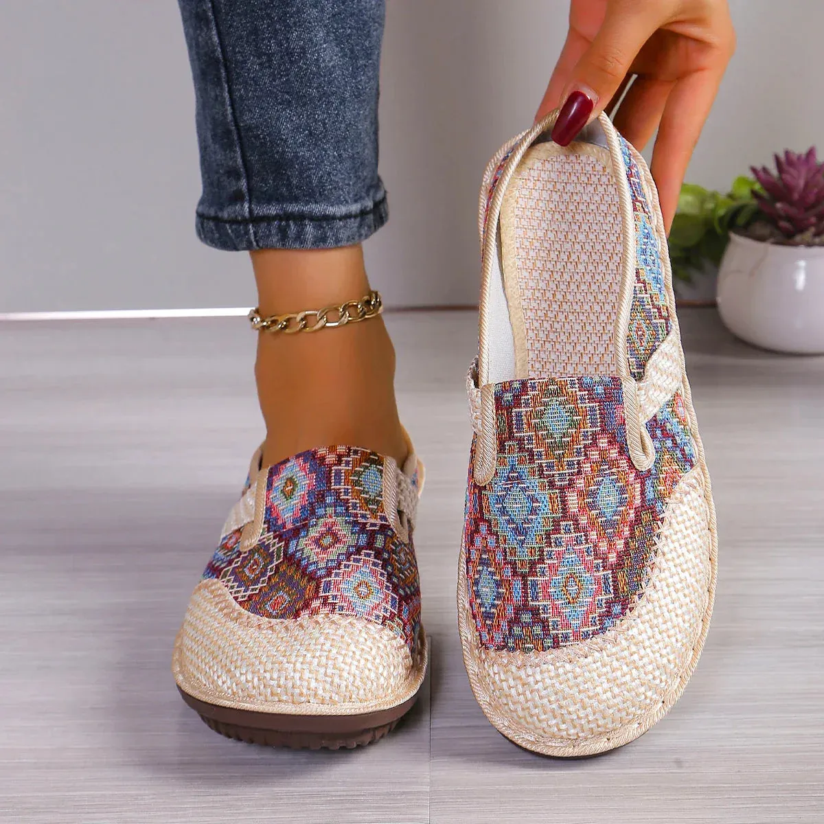 Loretta | Weave Slip-On