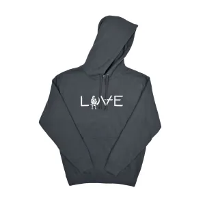 Love Movie Heavyweight Pullover Hoodie Asphalt