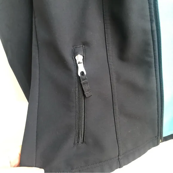 Lucy Athletic Fleece Lined Jacket with Hoodie size Small