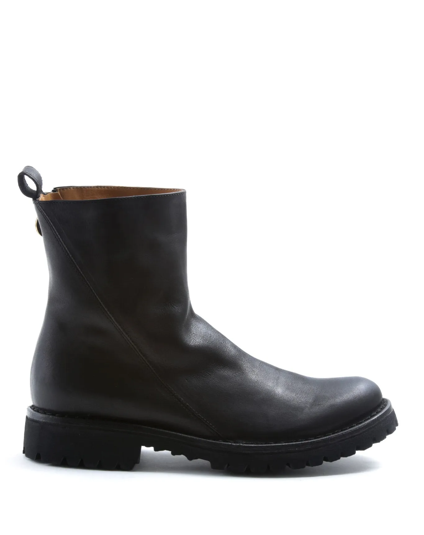 M-EVI Black Leather Boots