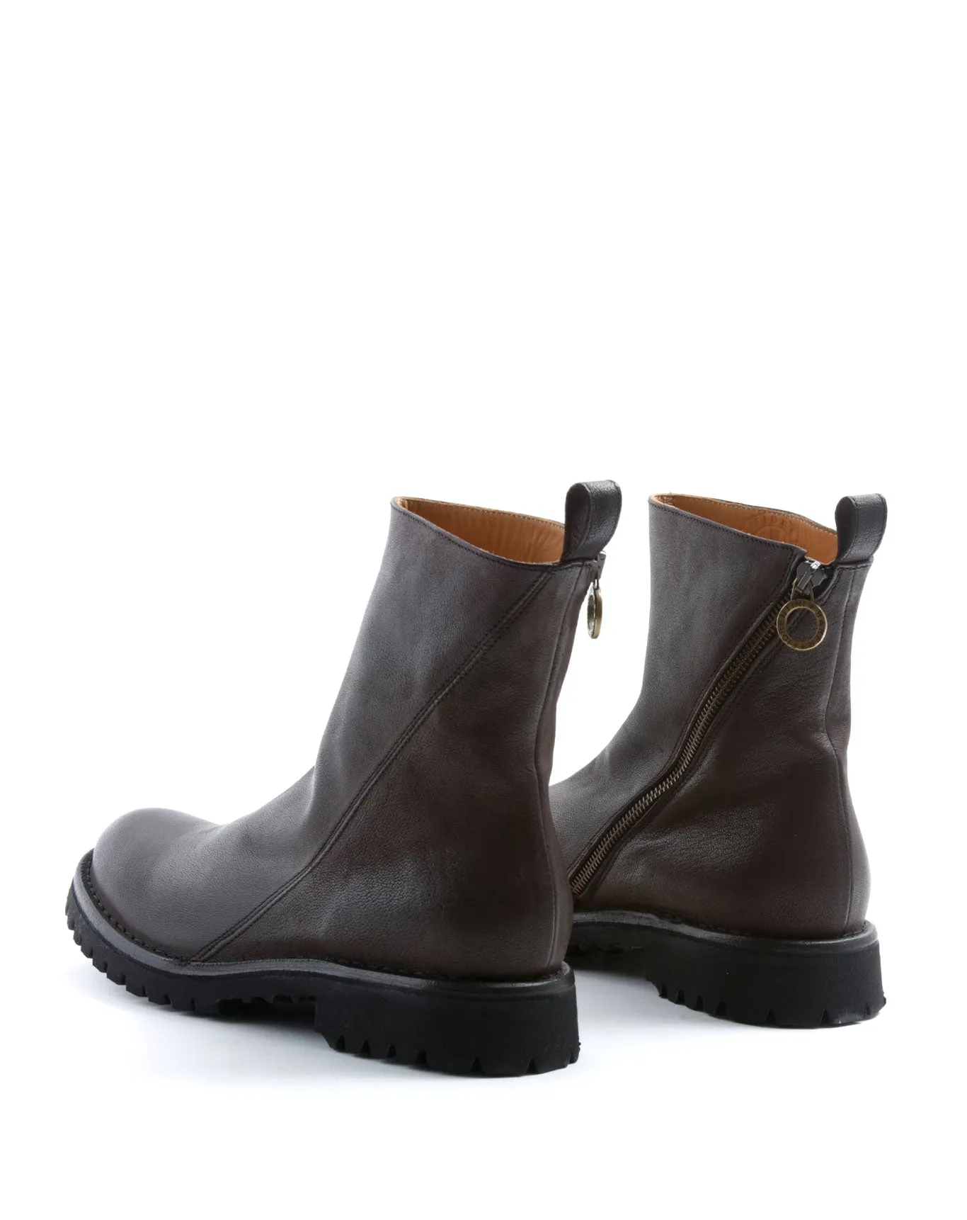 M-EVI Brown Leather Boots