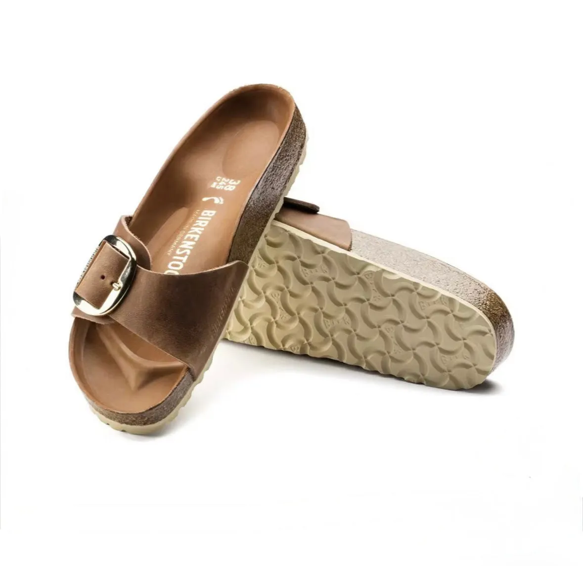 Madrid Big Buckle | Cognac