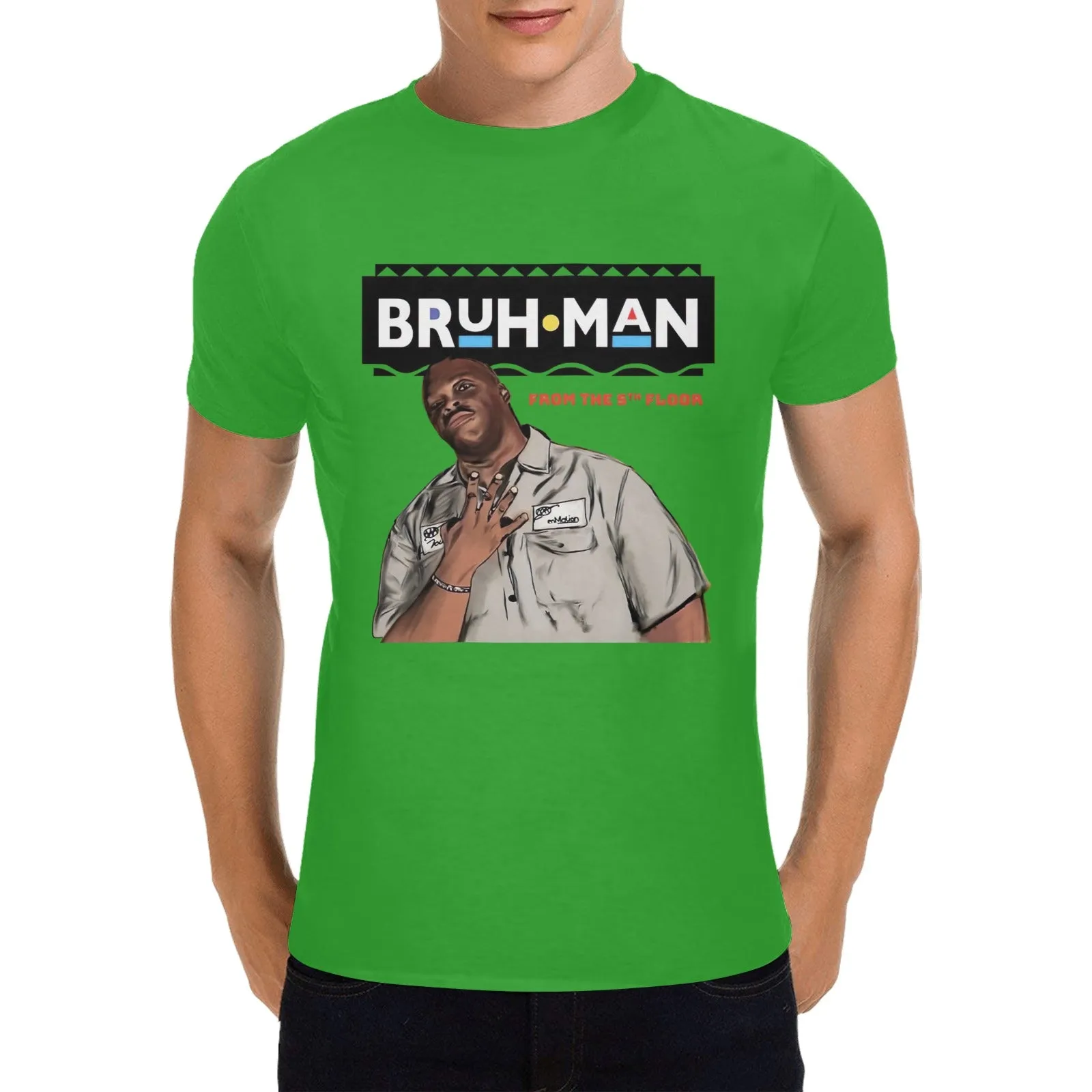 Martin - Bruh Man From The 5th Floor Men's T-shirt 100% Cotton