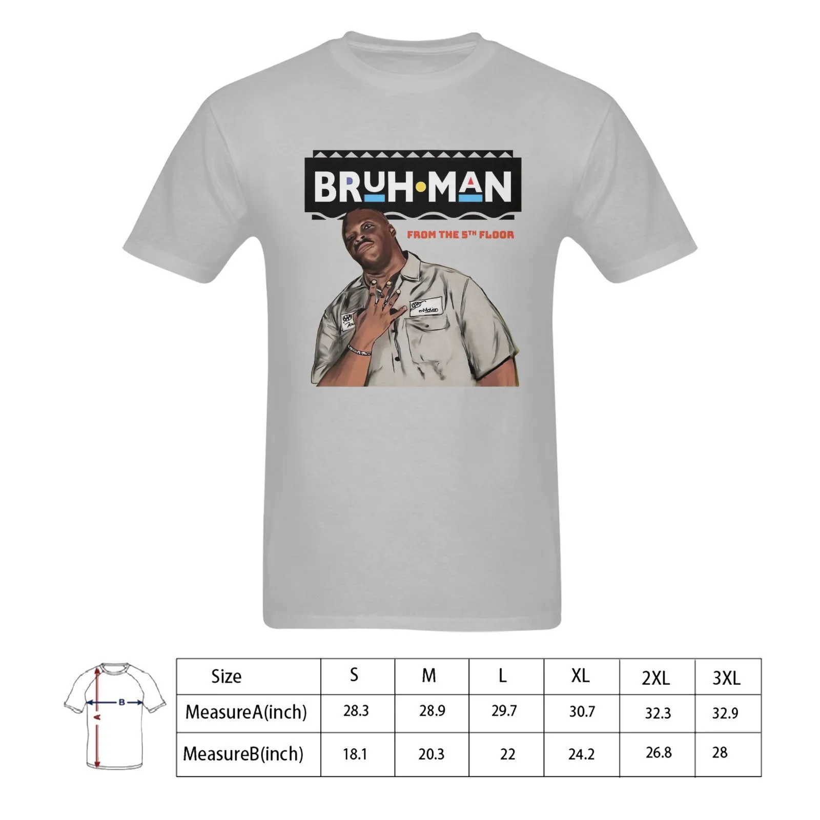 Martin - Bruh Man From The 5th Floor Men's T-shirt 100% Cotton