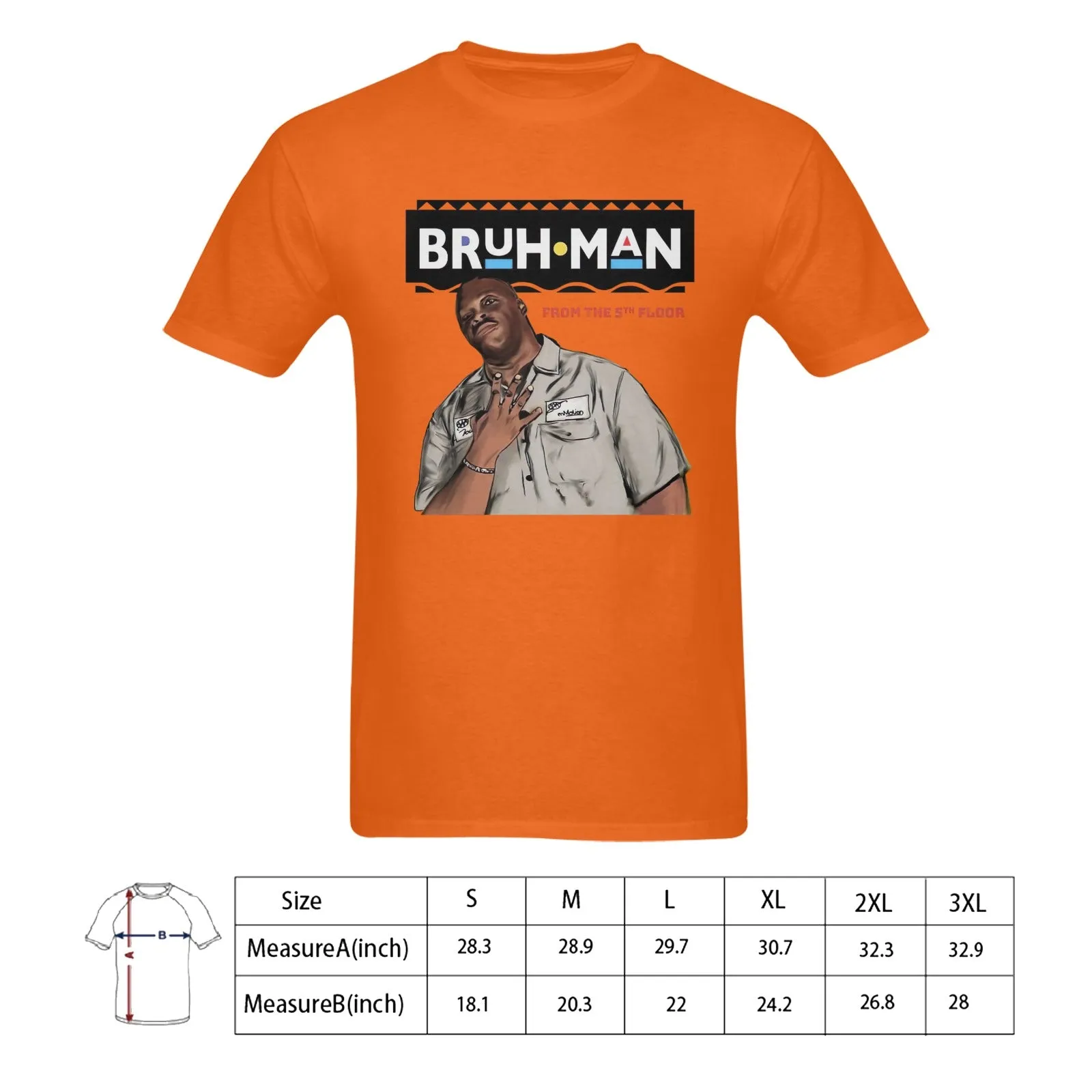 Martin - Bruh Man From The 5th Floor Men's T-shirt 100% Cotton