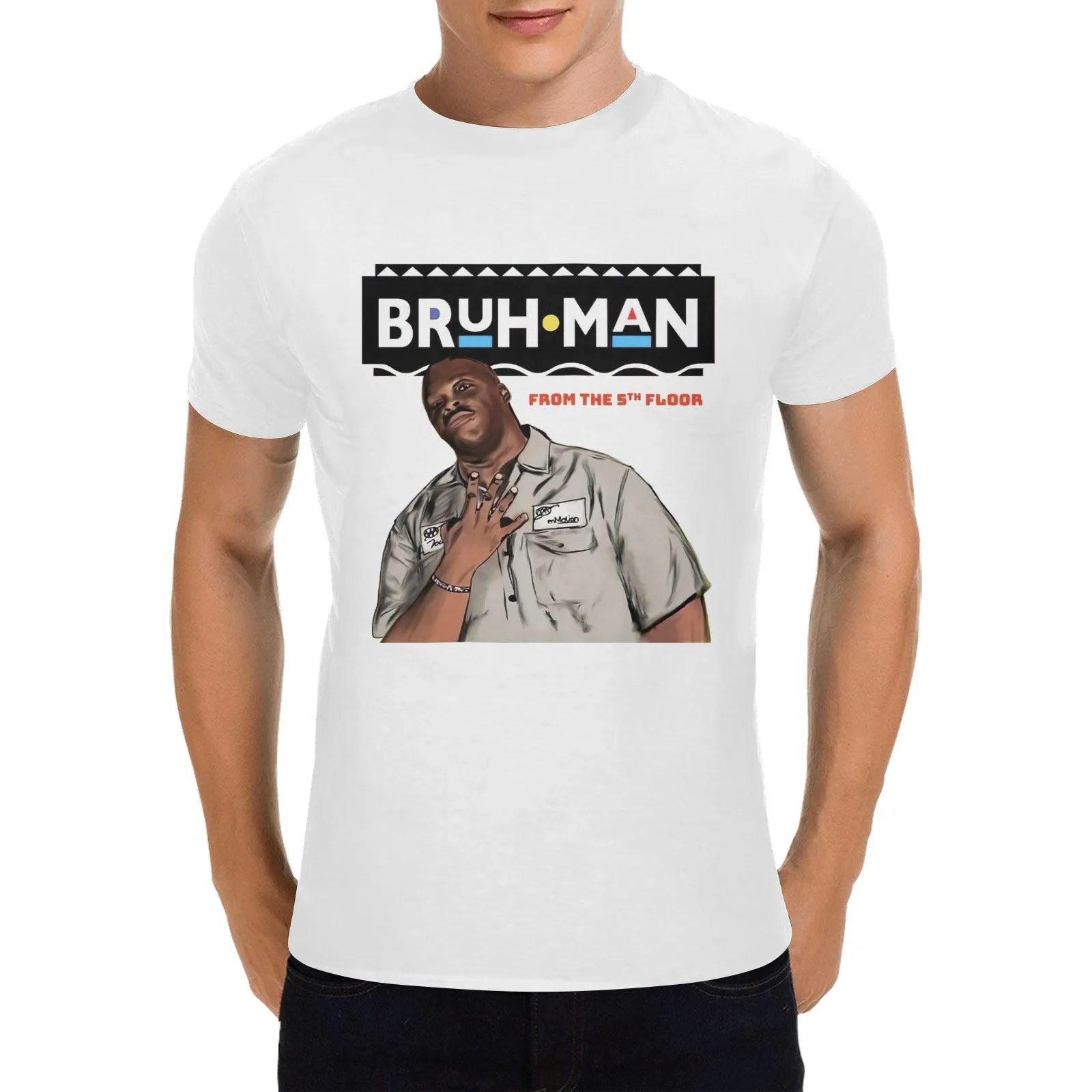 Martin - Bruh Man From The 5th Floor Men's T-shirt 100% Cotton