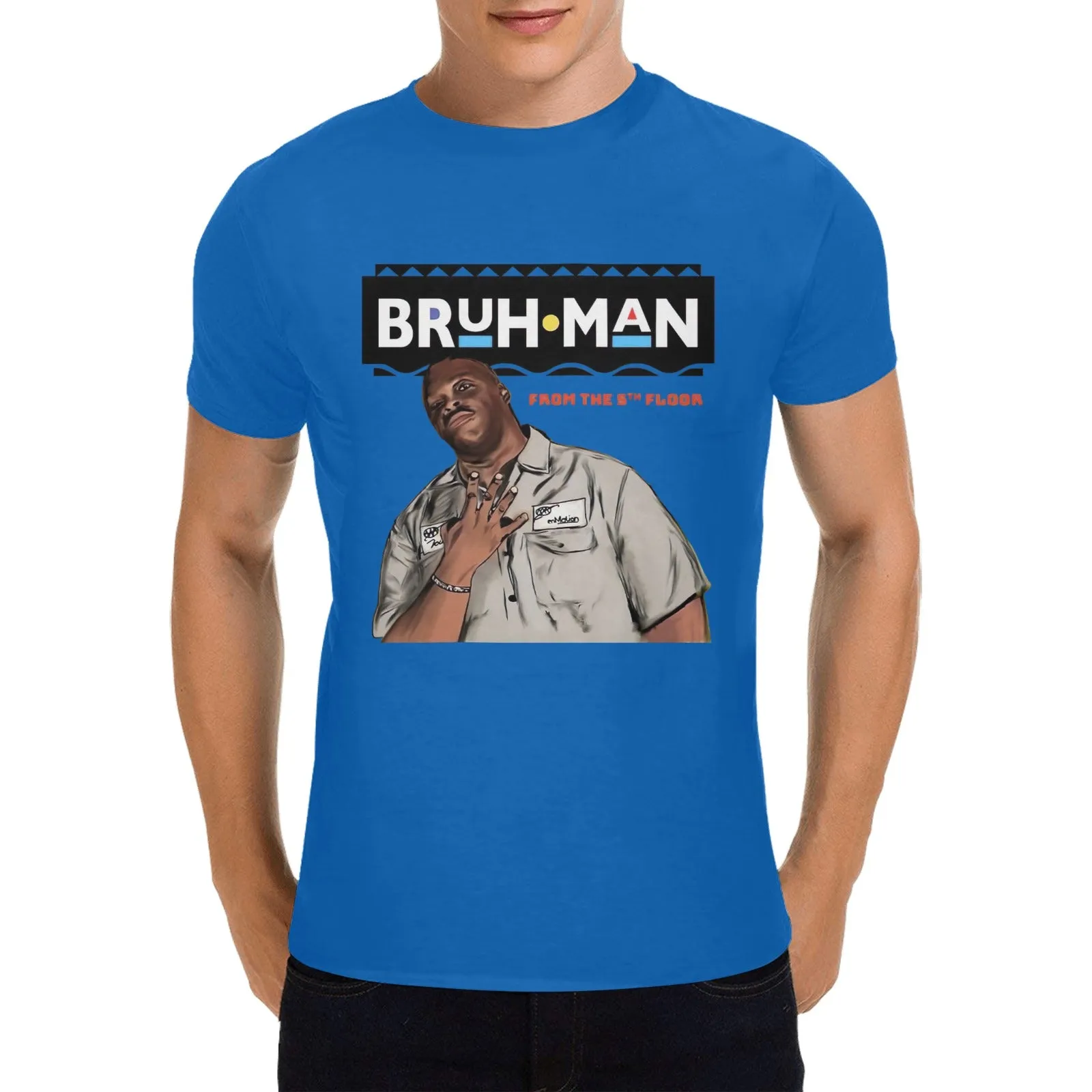Martin - Bruh Man From The 5th Floor Men's T-shirt 100% Cotton