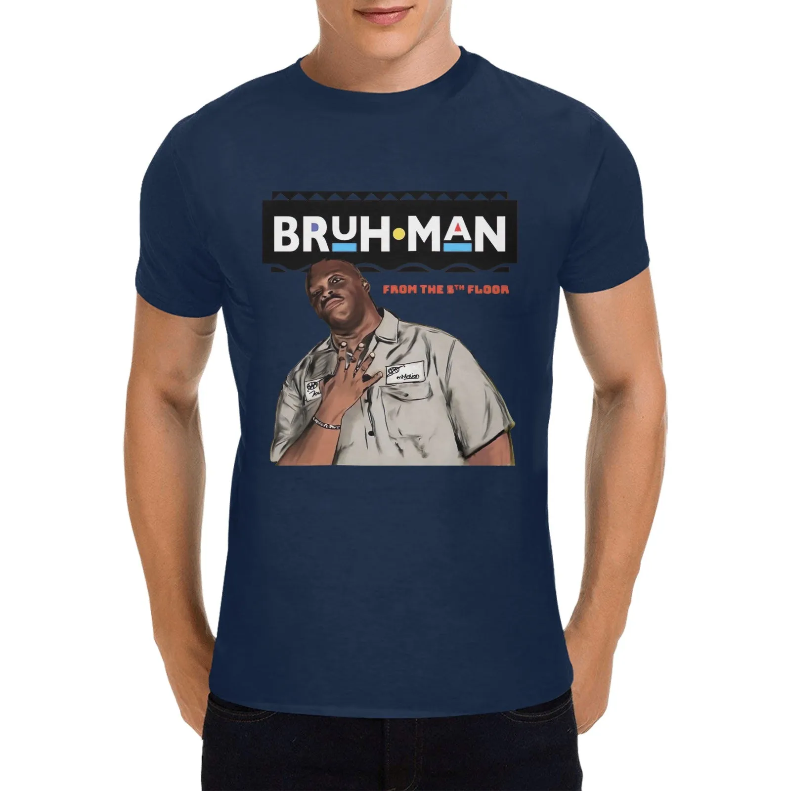 Martin - Bruh Man From The 5th Floor Men's T-shirt 100% Cotton