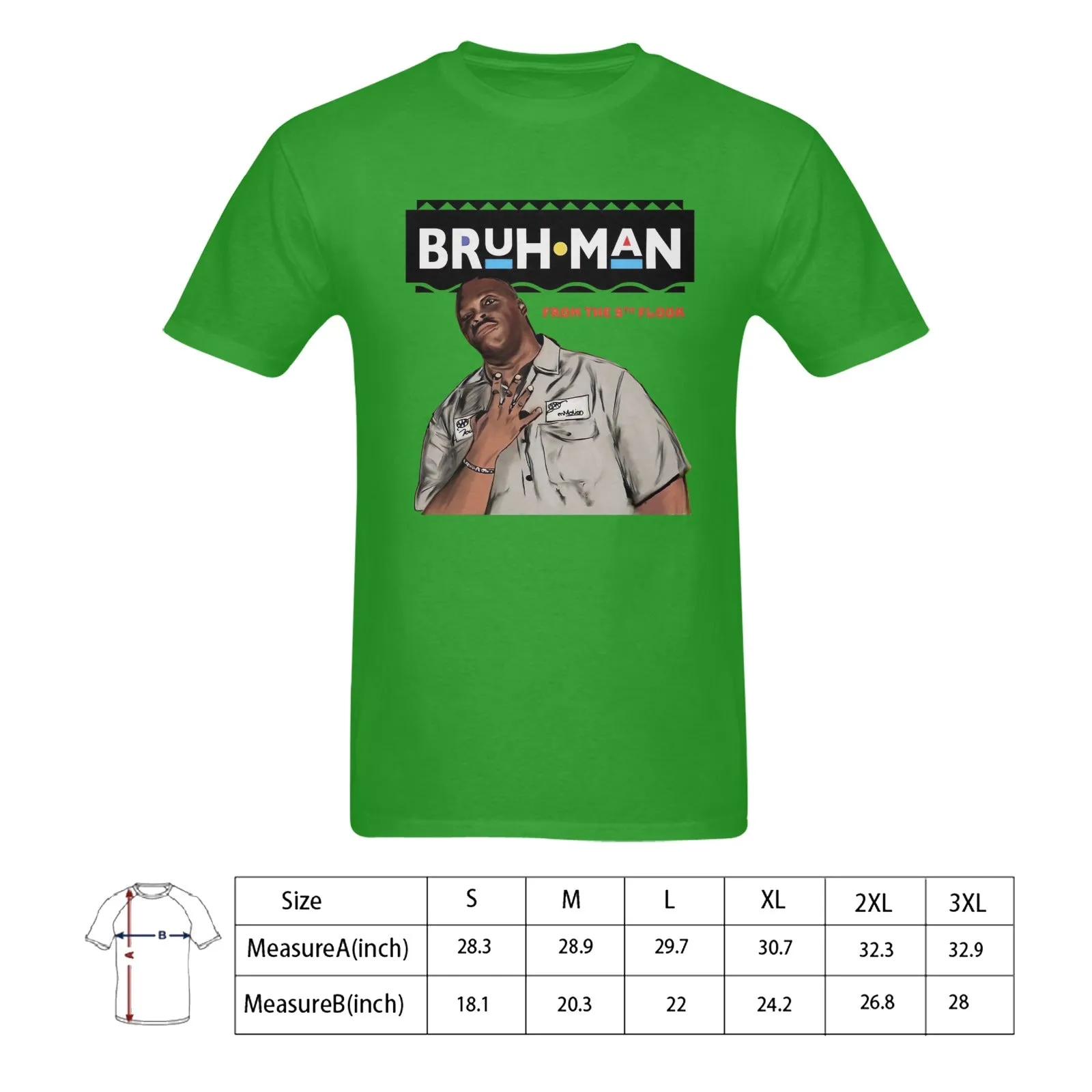 Martin - Bruh Man From The 5th Floor Men's T-shirt 100% Cotton