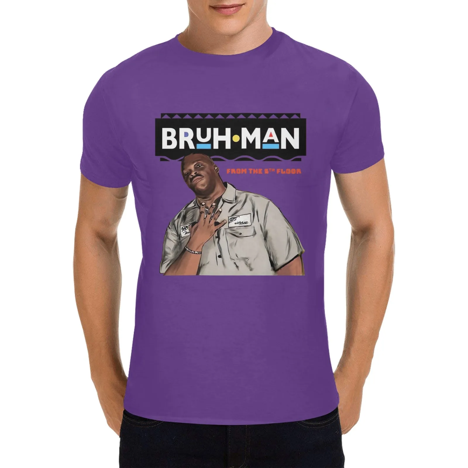 Martin - Bruh Man From The 5th Floor Men's T-shirt 100% Cotton
