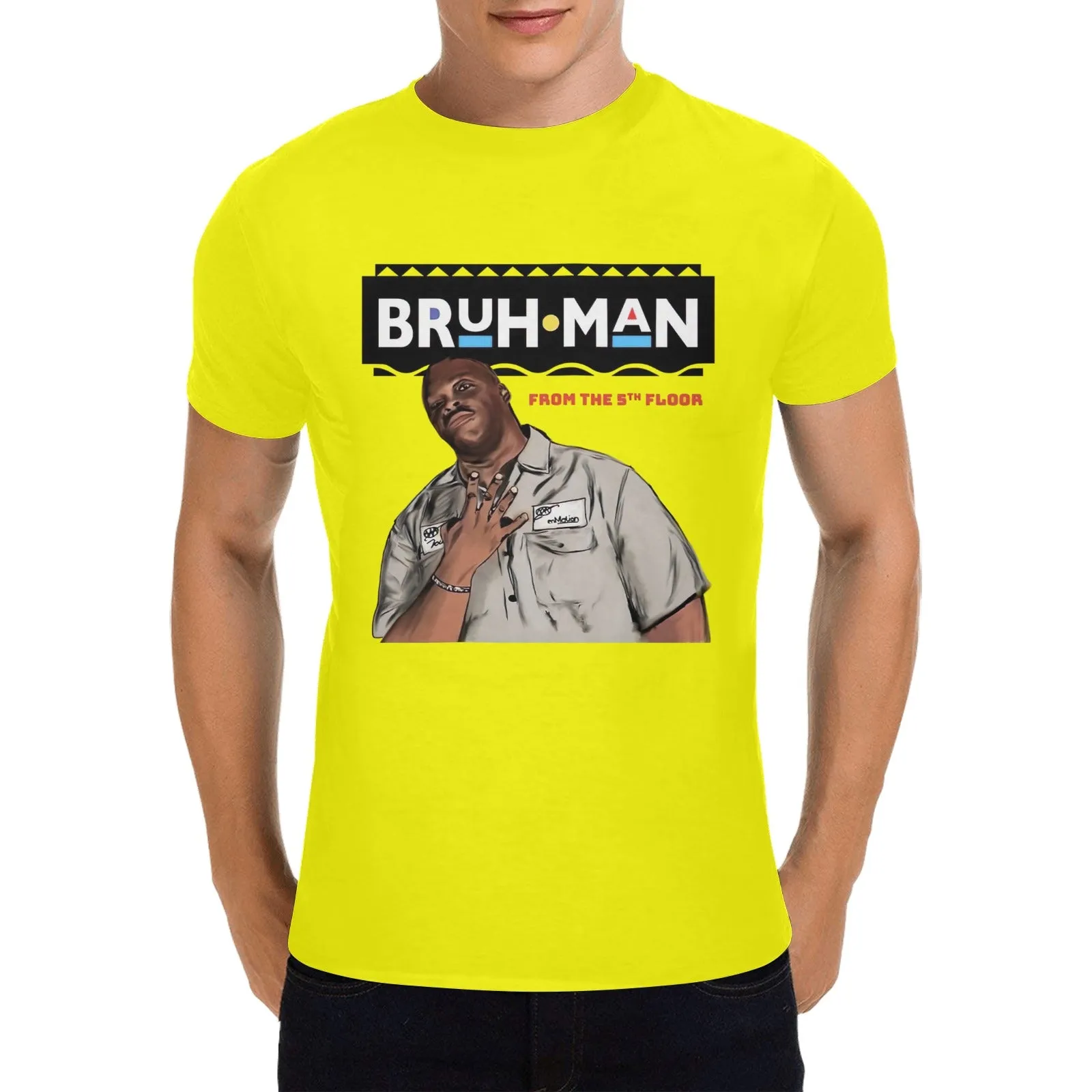 Martin - Bruh Man From The 5th Floor Men's T-shirt 100% Cotton