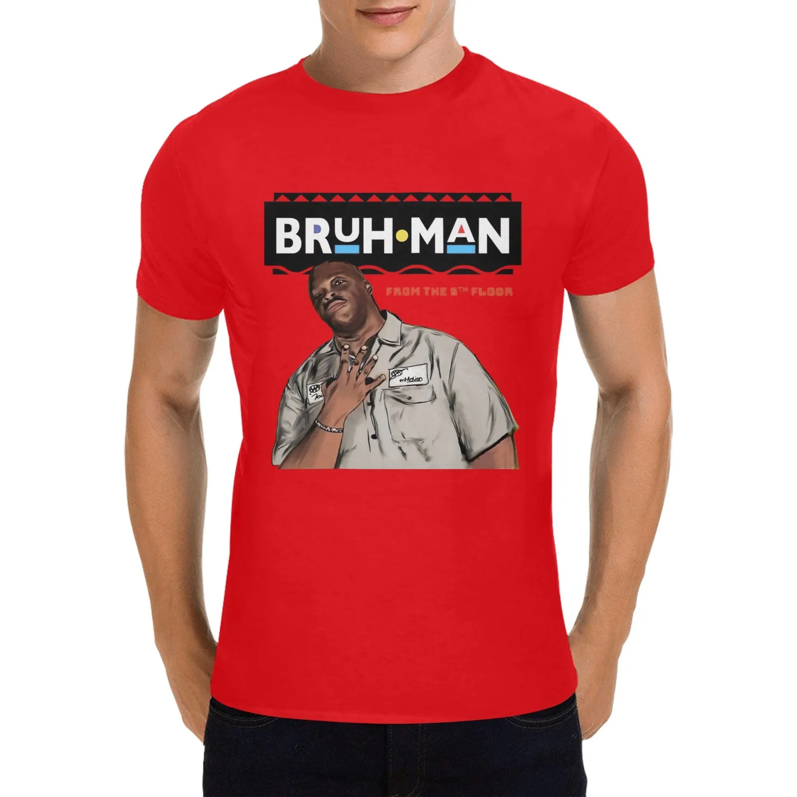 Martin - Bruh Man From The 5th Floor Men's T-shirt 100% Cotton