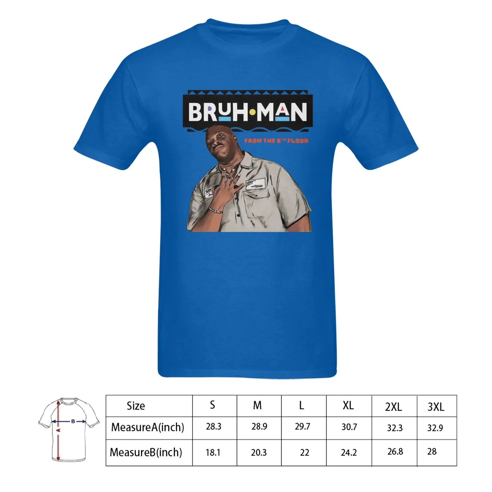 Martin - Bruh Man From The 5th Floor Men's T-shirt 100% Cotton