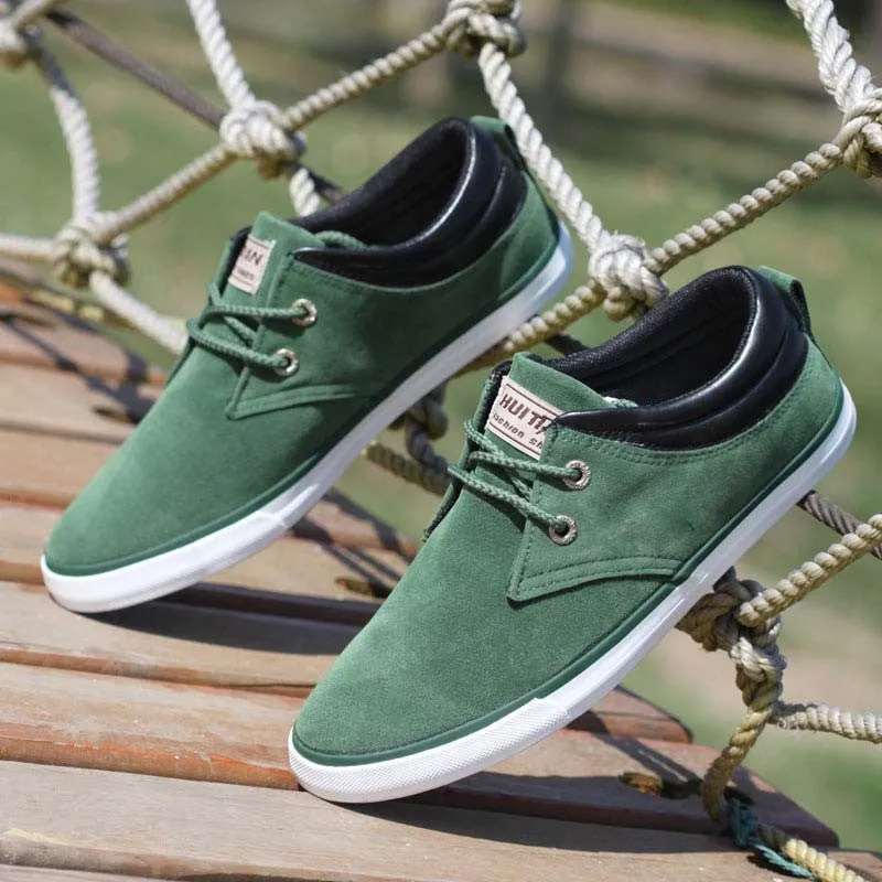 Men Shoes Lace Up Men Canvas Shoes Male Casual Shoes For Men Trainers Black