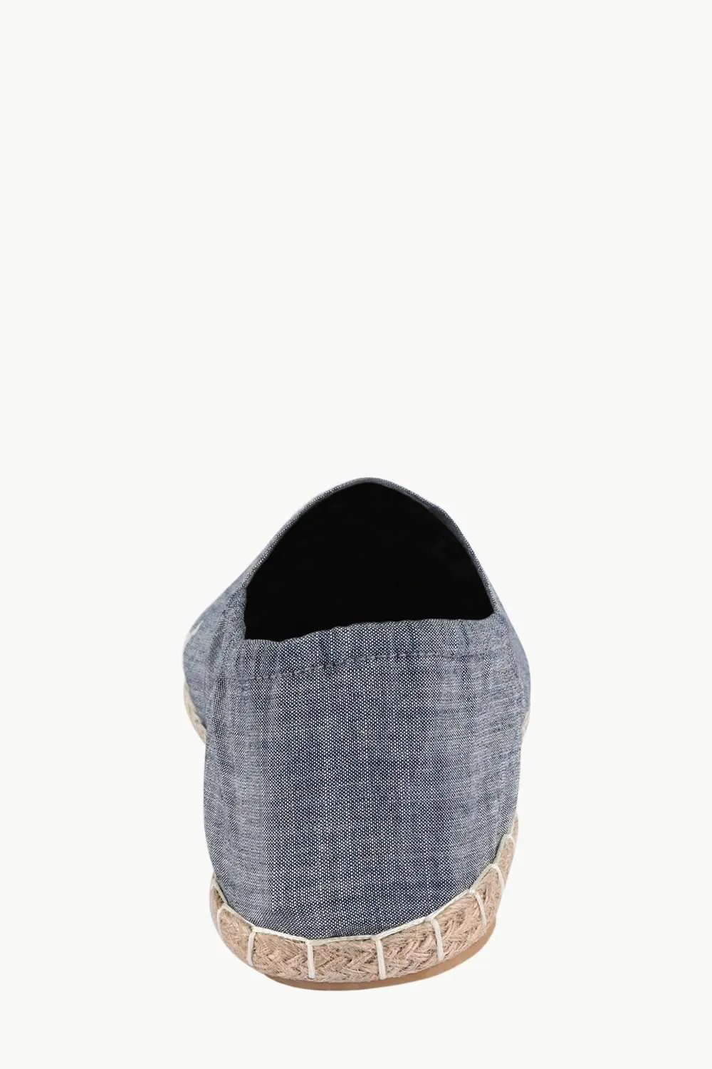 Mens Elastic Zebra Denim Espadrilles