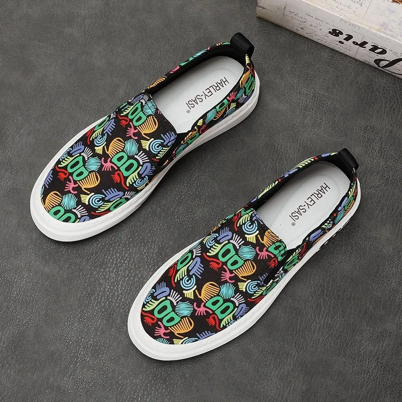 Men's Shoes Spring New Casual Versatile Shoes Korean Fashion Shoes Low-top Men's Canvas Shoes