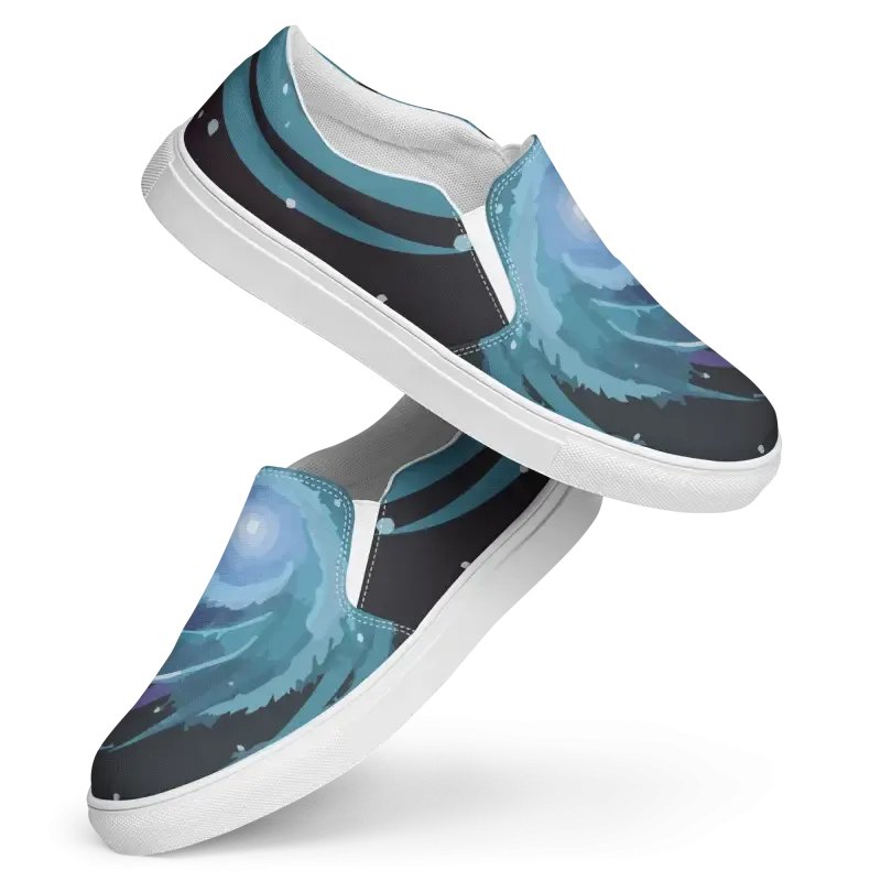 Men's Slip Canvas Shoes for Bold Trendy Fashion