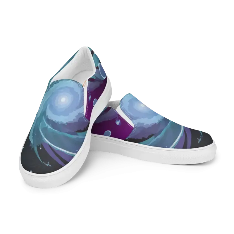 Men's Slip Canvas Shoes for Bold Trendy Fashion