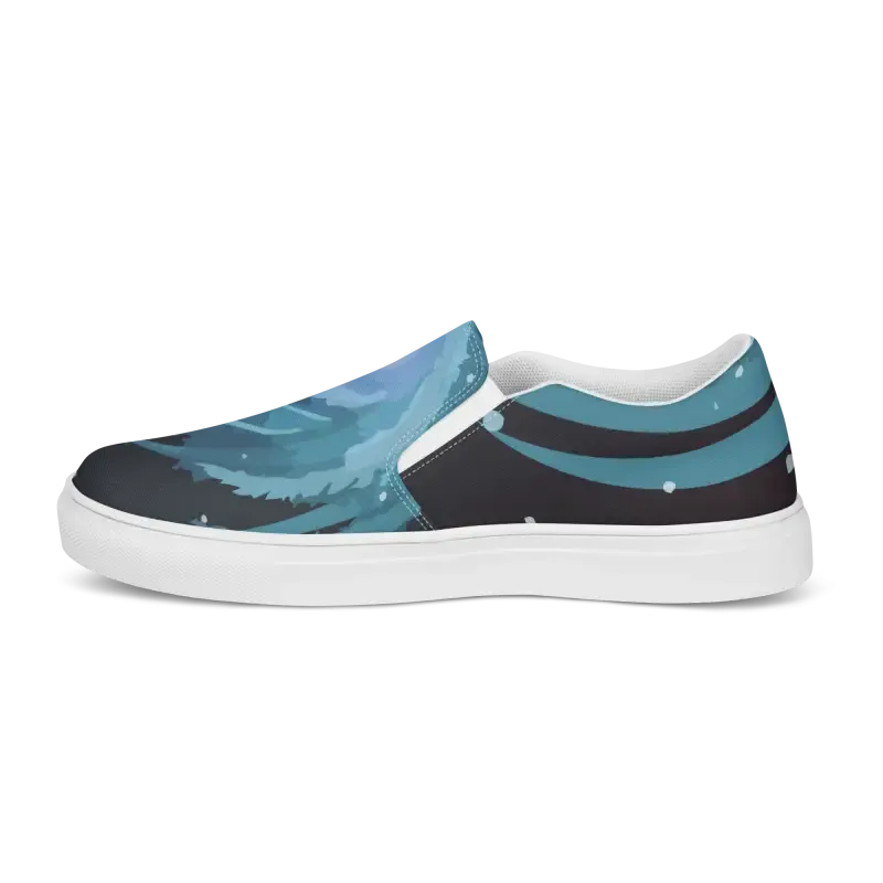 Men's Slip Canvas Shoes for Bold Trendy Fashion