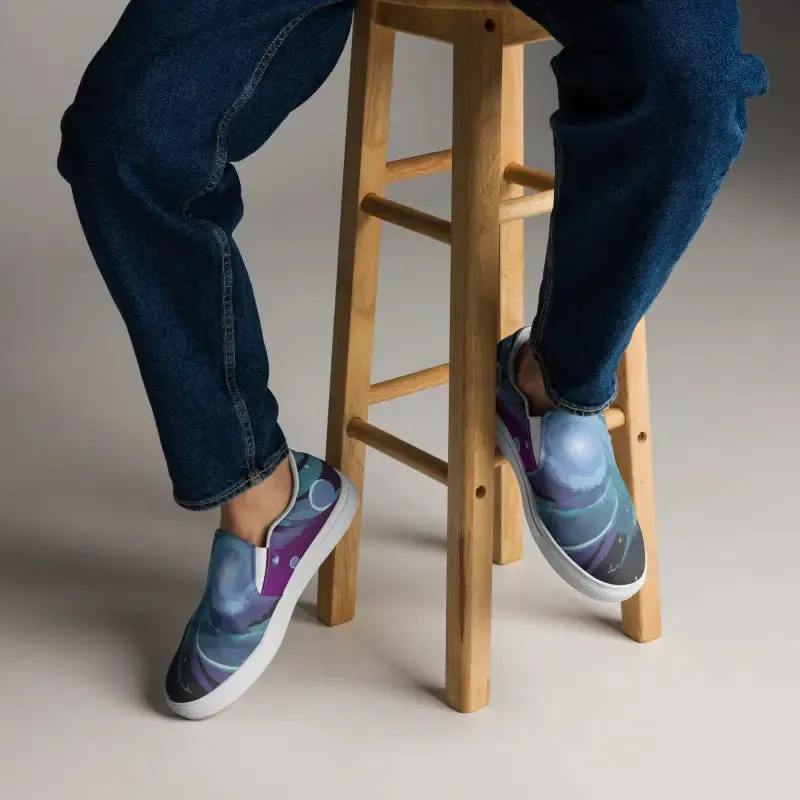Men's Slip Canvas Shoes for Bold Trendy Fashion