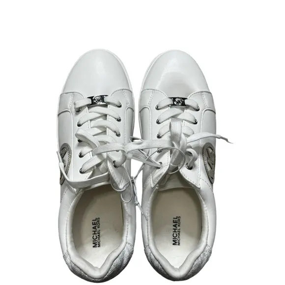 MICHAEL Michael Kors NEW White Logo Sneakers Kids 5.5/ Women’s 7.5