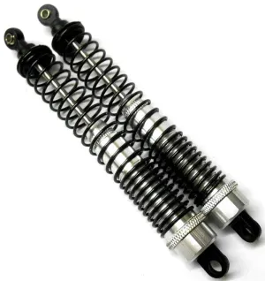 N180007S 1/10 Scale Buggy Shock Absorber Alloy HSP 120mm Long Silver x 2