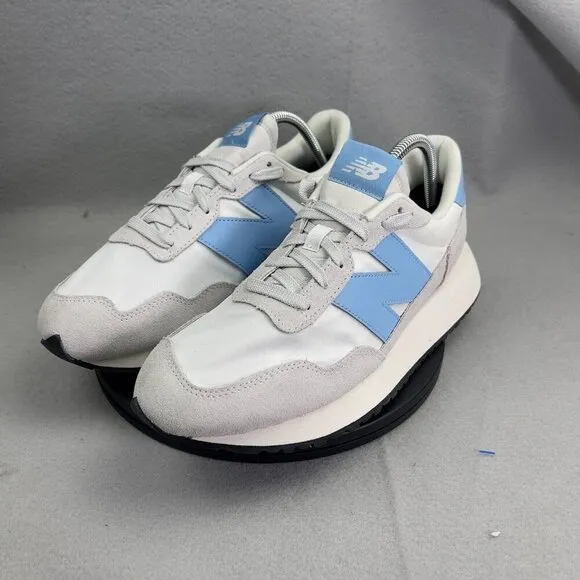 New Balance 237 Sneakers White Blue Gray Mens Size 9.5 WMS Size 11 New  NWOB
