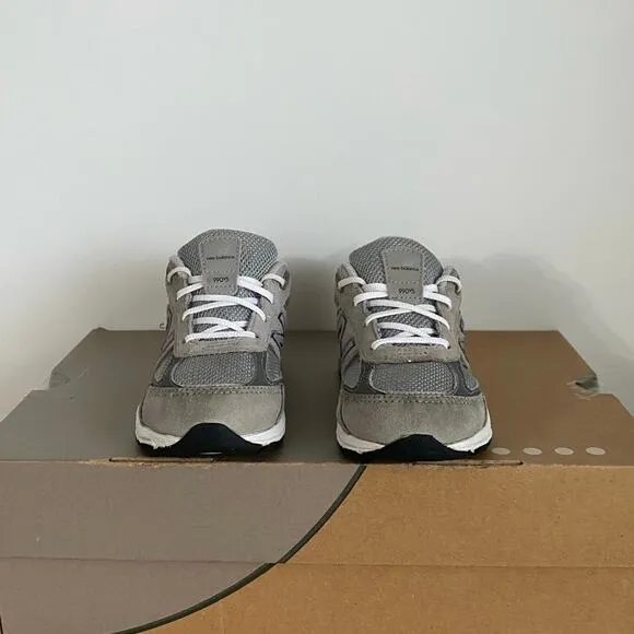 New Balance 990 V5 Grey/White Toddler Sneakers IC990GL5- SZ 10 C