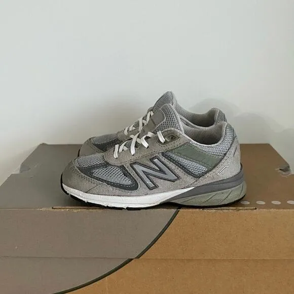 New Balance 990 V5 Grey/White Toddler Sneakers IC990GL5- SZ 10 C
