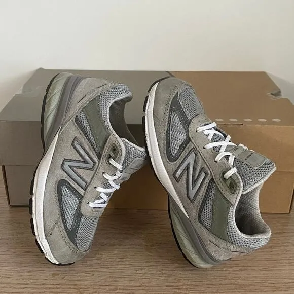 New Balance 990 V5 Grey/White Toddler Sneakers IC990GL5- SZ 10 C