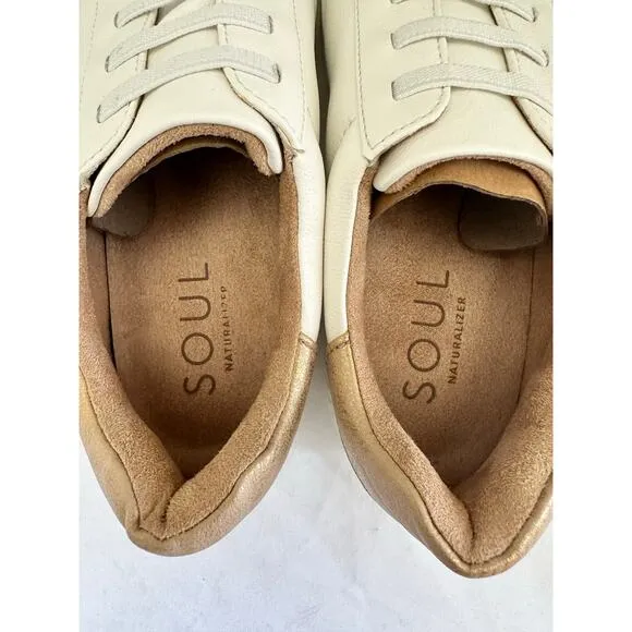 NEW Naturalizer Soul Women's Tia Slip-On Sneakers Size 9 White