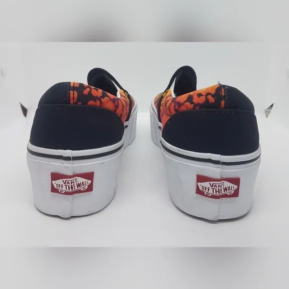 New Vans Classic Slip-on Stackfoam Paradoxical Black/Multi Sz M7.5/W9