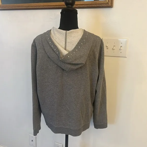 New York and Company Cotton Zip Up, Sz. XL.