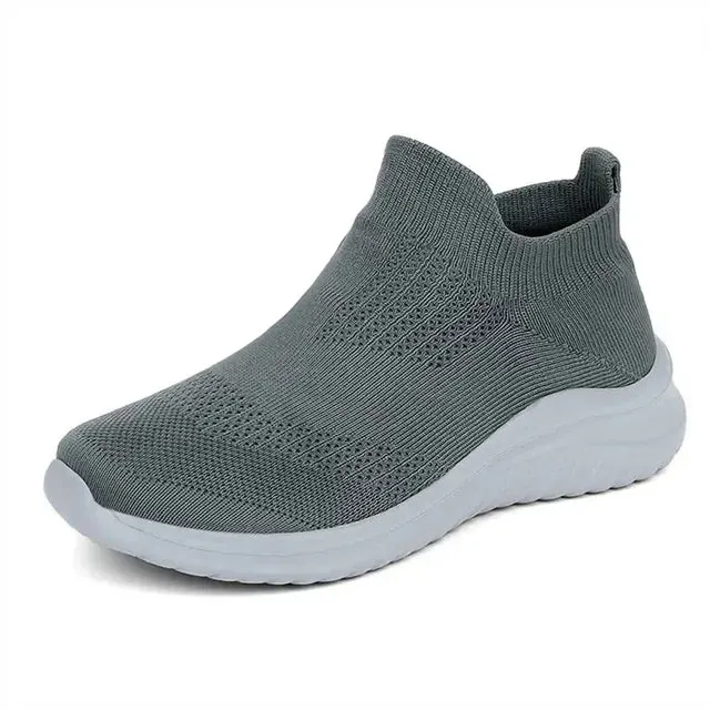 Niels - Comfortabele Taupe Slip-On Sneakers